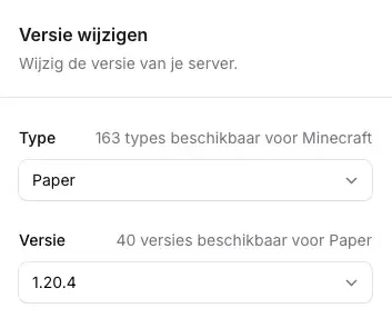 Ondersteuning voor alle Minecraft modpacks en versies